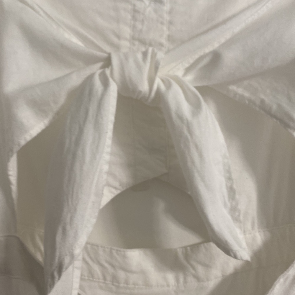 Cotton Candy LA White Adjustable Spaghetti Strap Cut Out Back Mini Dress Size L - Picture 10 of 16
